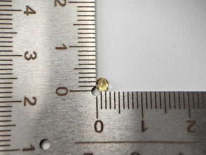 【500円均一】10/26新着！　イエローサファイア　0.12ct　2