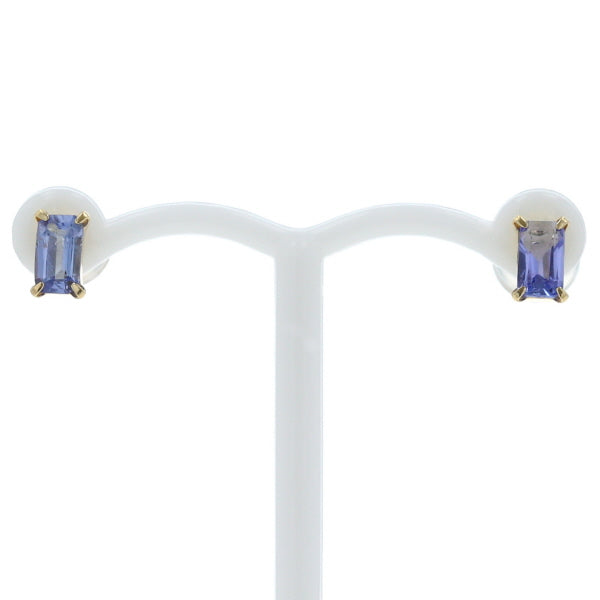 - LUMIS from toyoloose - K18 タンザナイト 3×5 0.40ct  ピアス