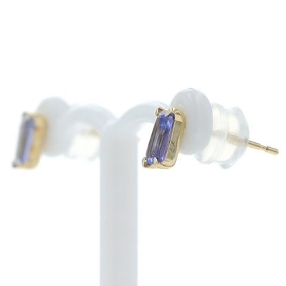 - LUMIS from toyoloose - K18 タンザナイト 3×5 0.40ct  ピアス