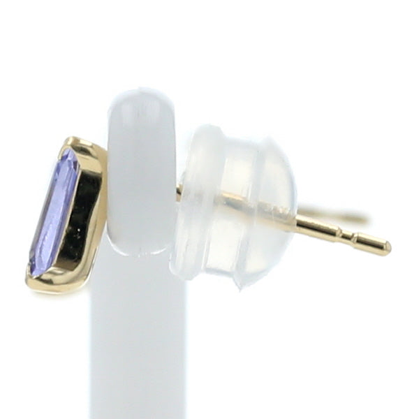- LUMIS from toyoloose - K18 タンザナイト 3×5 0.40ct  ピアス