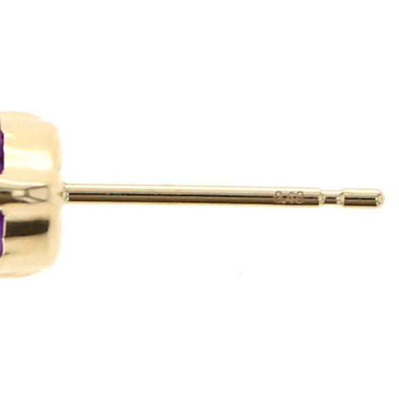 - LUMIS from toyoloose - K18 アメジスト 5mm 0.80ct ピアス