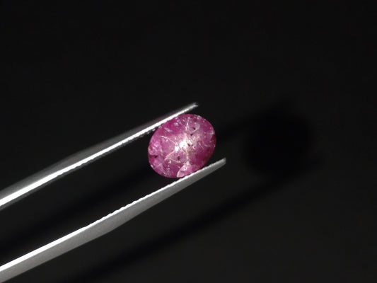 0114-5　パープルスターサファイア　2.81ct