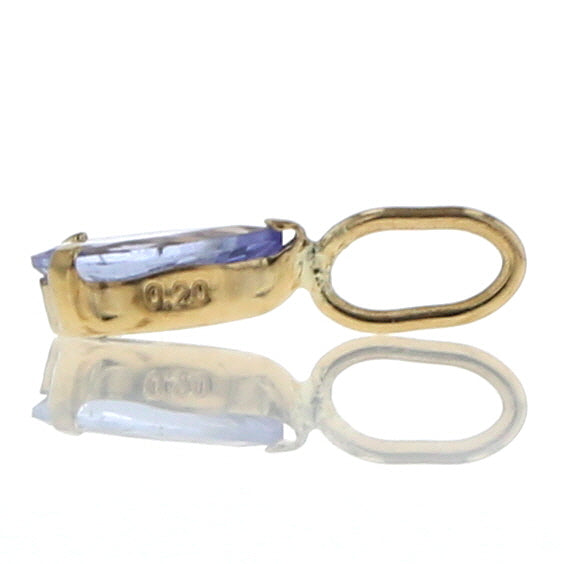 - LUMIS from toyoloose - K18 タンザナイト 3×5 0.20ct トップ