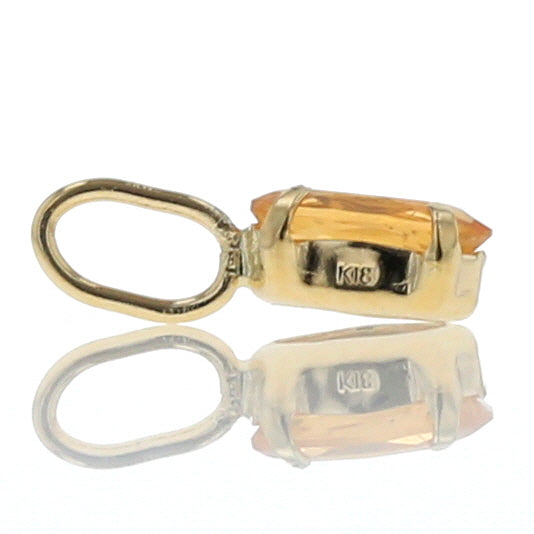 - LUMIS from toyoloose - K18 ファイアオパール 3×5 0.10ct トップ