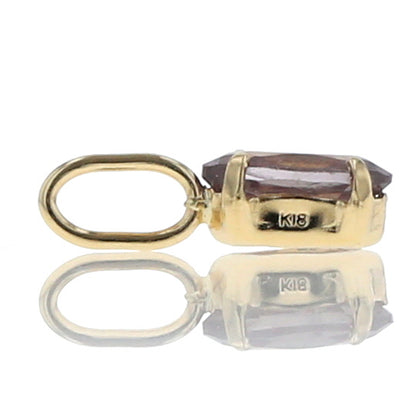 - LUMIS from toyoloose - K18 カラーチェンジガーネット 3×5 0.25ct トップ