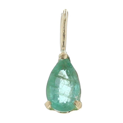 - LUMIS from toyoloose - K18 エメラルド 3×5 0.15ct トップ