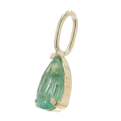 - LUMIS from toyoloose - K18 エメラルド 3×5 0.15ct トップ