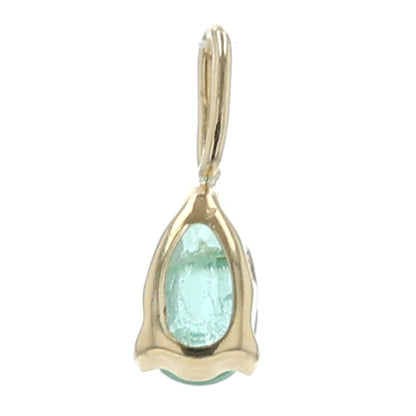 - LUMIS from toyoloose - K18 エメラルド 3×5 0.15ct トップ