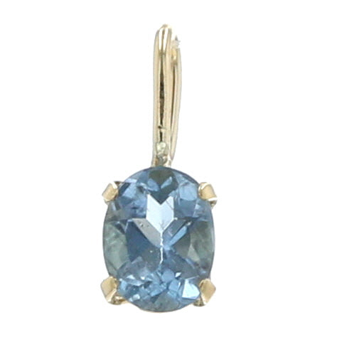- LUMIS from toyoloose - K18 サンタマリアカラーアクアマリン 3×4 0.14ct トップ