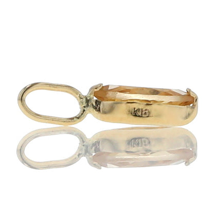 - LUMIS from toyoloose - K18 インペリアルトパーズ 3×6 0.25ct トップ