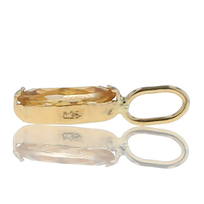- LUMIS from toyoloose - K18 インペリアルトパーズ 3×6 0.25ct トップ