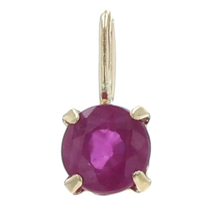 - LUMIS from toyoloose - K18 ルビー 4mm 0.25ct トップ