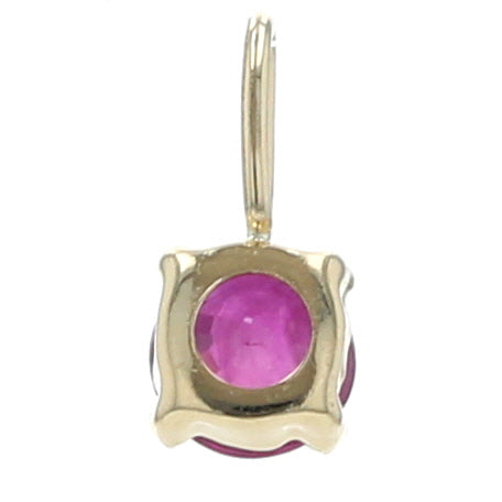 - LUMIS from toyoloose - K18 ルビー 4mm 0.25ct トップ