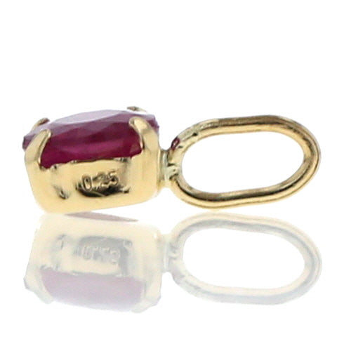 - LUMIS from toyoloose - K18 ルビー 4mm 0.25ct トップ