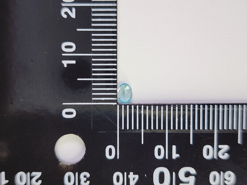 【500円均一】12/15正午まで　ブルージルコン　0.26ct　6