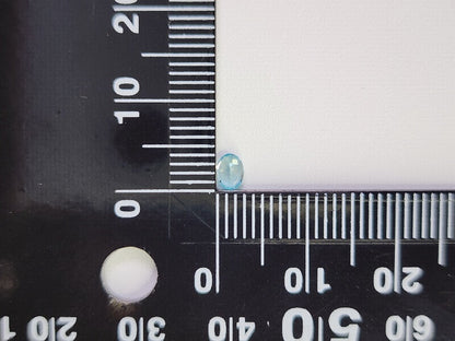 【500円均一】12/15正午まで　ブルージルコン　0.26ct　6