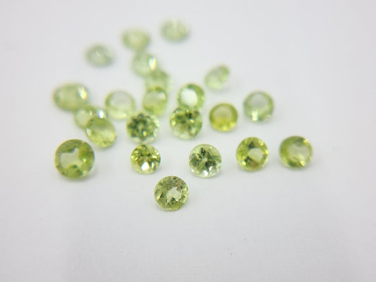 LTE-PE-2　【リトル東洋ルース】ペリドット　合計3.08ct[写真の宝石すべて]