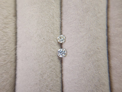 【宝石比較セット】ダイヤモンド＆合成モアッサナイト