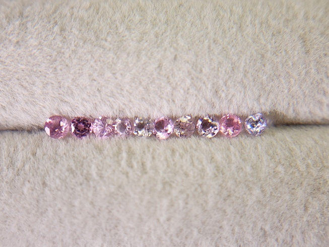 0455-11 スピネル10石セット(パープル系ミックス)