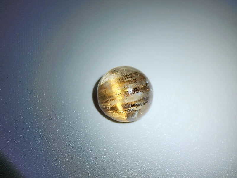 0107-2-1　虹入り！ルチルクォーツキャッツアイ　4.16ct