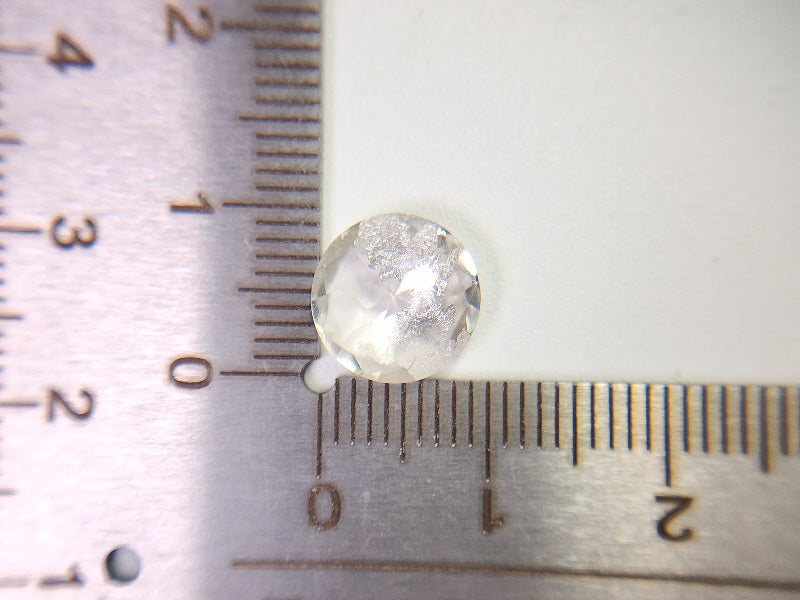 dQ-6　銀箔入り！ダブレットクォーツ　3.45ct