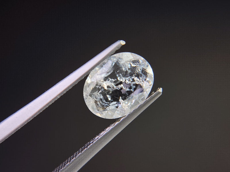 【500円均一】1/5正午まで　クラッククォーツ　1.51ct　3