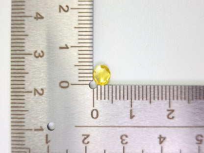 yeSA-5　イエローサファイア　0.52ct