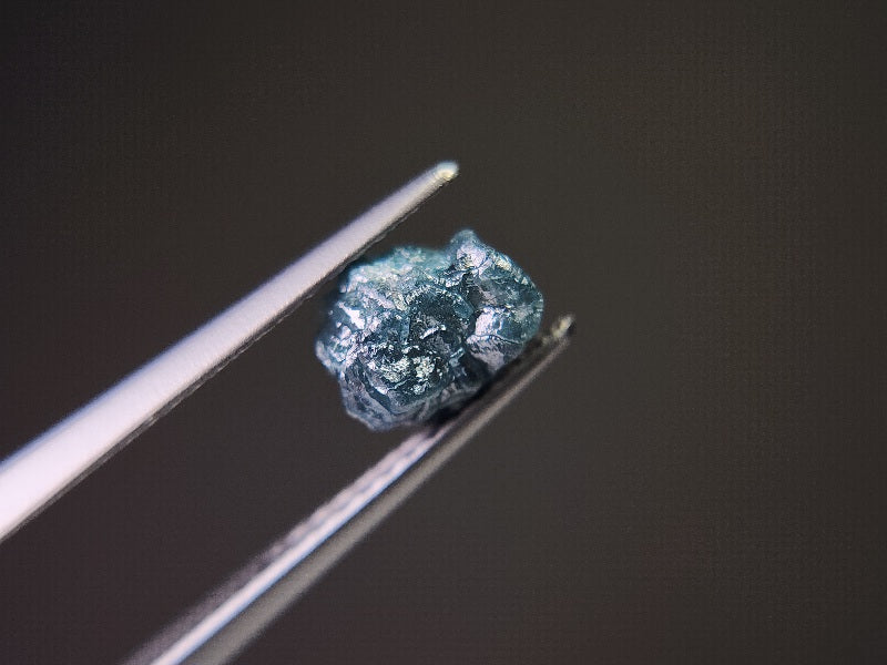 0869-2-4　ブルーダイヤモンド原石  1.51ct　