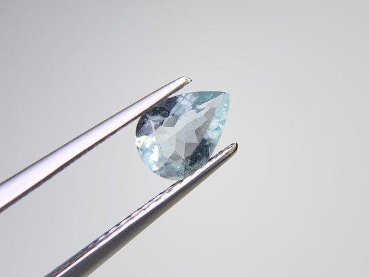 0008-5　アクアマリン　ペアシェイプ　0.54ct