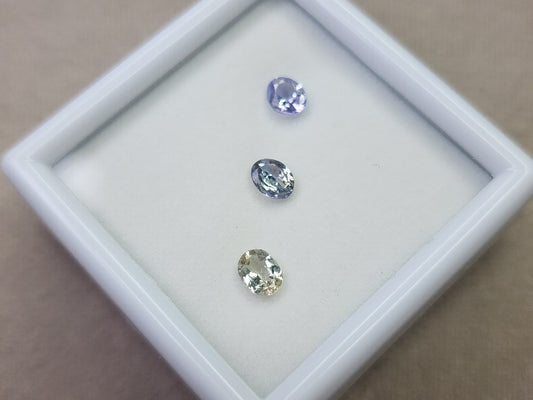 0654-14　ゾイサイト3石セット