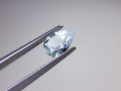 0008-1　アクアマリン　ペアシェイプ　0.64ct