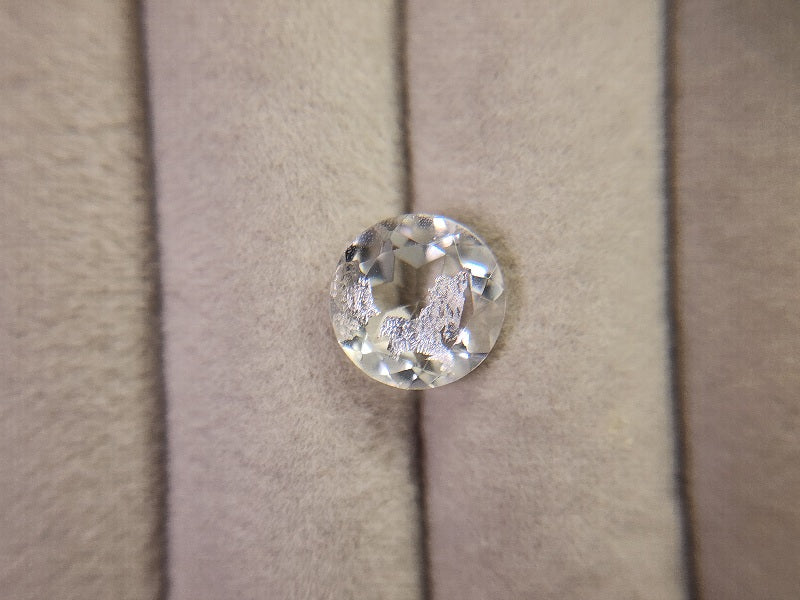 dQ-10　銀箔入り！ダブレットクォーツ　3.43ct