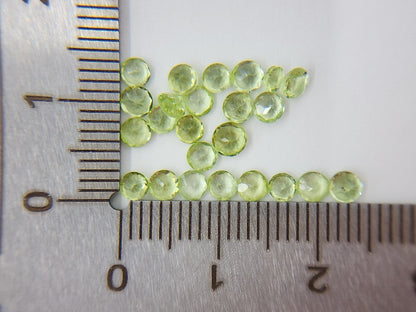 LTE-PE-4　【リトル東洋ルース】ペリドット　合計3.04ct[写真の宝石すべて]