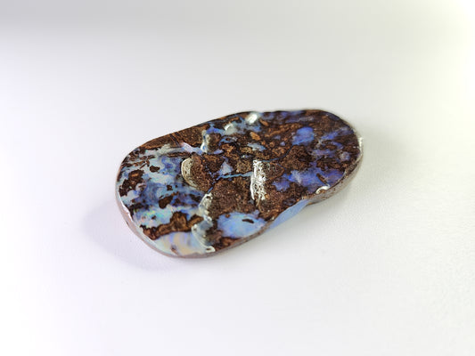 0903-3　ボルダーオパール（穴あき）　79.67ct