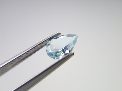 0008-8　アクアマリン　ペアシェイプ　0.52ct