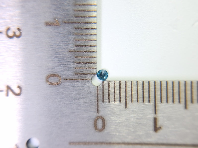 blDM-t-12　ブルーダイヤモンド(トリートメント)　0.03ct