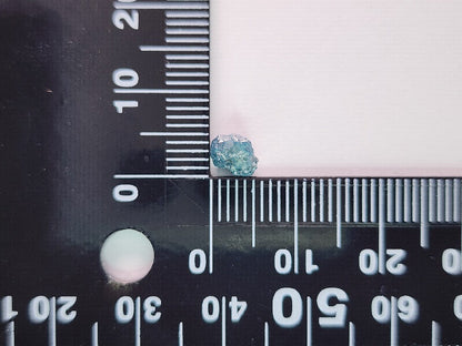 0869-1-2　ブルーダイヤモンド原石　0.94ct