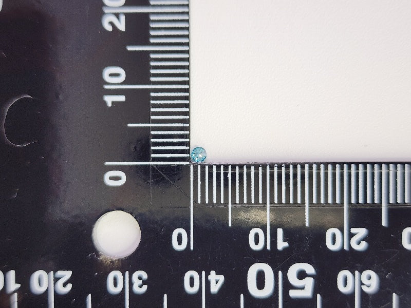 0015-3-9　ブルーダイヤモンド(トリートメント)　0.03ct