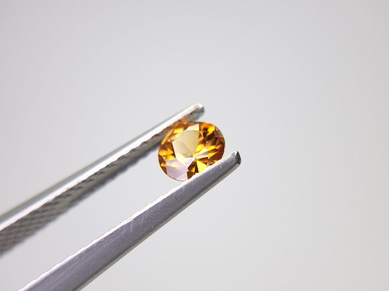 0010-2-3　ジルコン(コニャックブラウン)　0.46ct