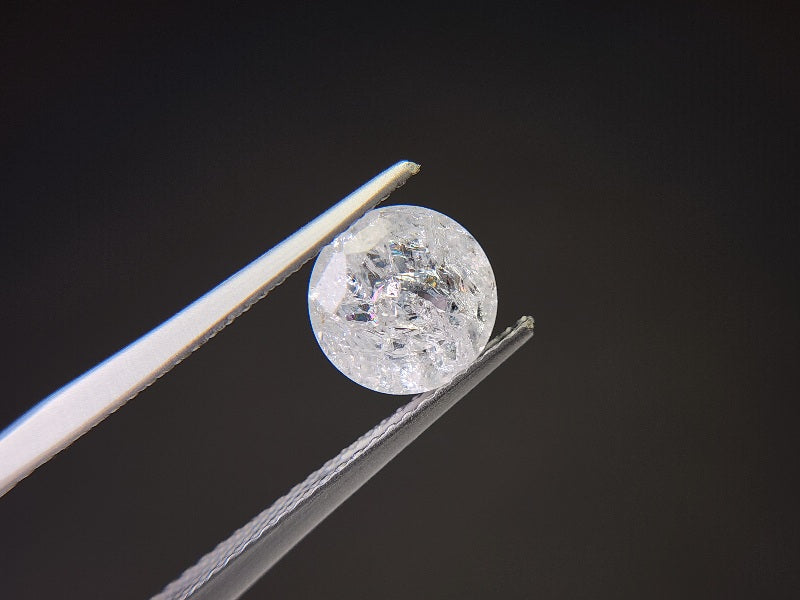 0937-3　虹入り！クラッククォーツ　1.63ct