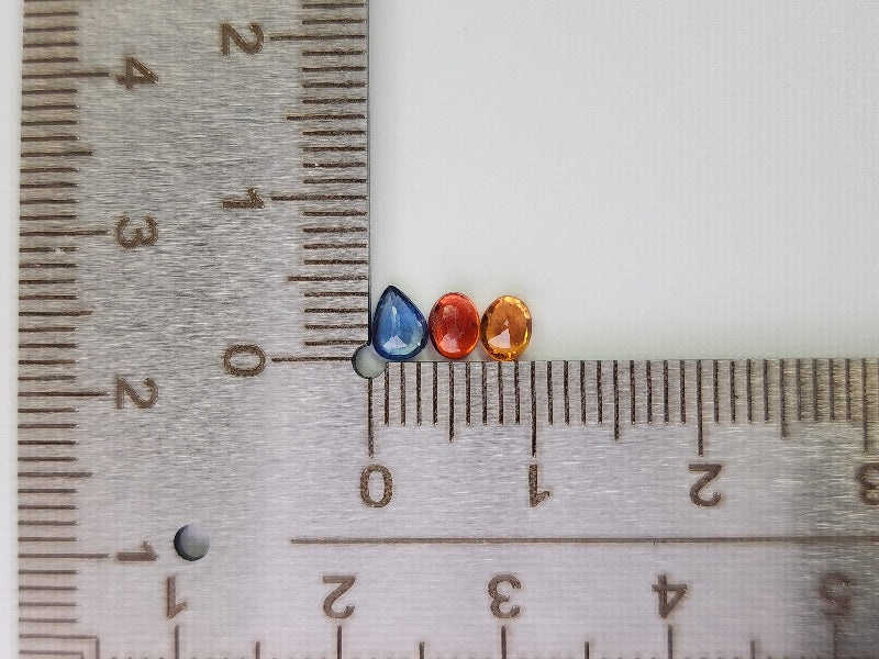 SET-mSA-13　マルチサファイア9石セット　合計2.02ct