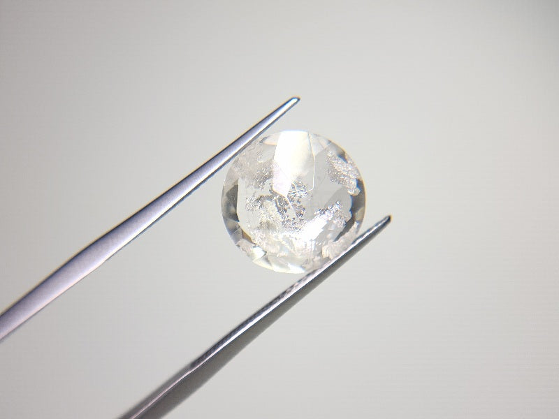 dQ-3　銀箔入り！ダブレットクォーツ　5.54ct
