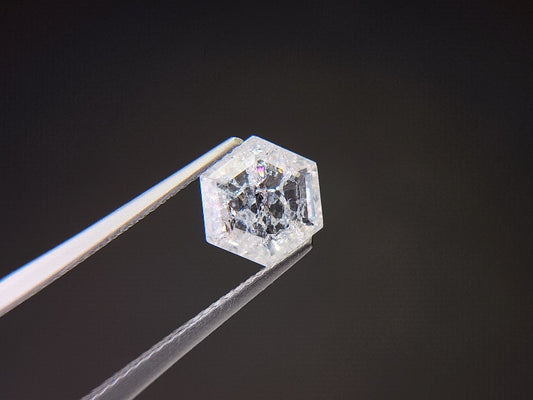 0937-1　虹入り！クラッククォーツ　1.86ct