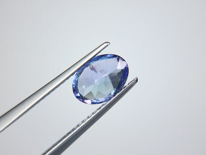 0876-20　バイカラータンザナイト　1.28ct