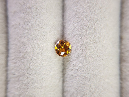 0010-2-3　ジルコン(コニャックブラウン)　0.46ct