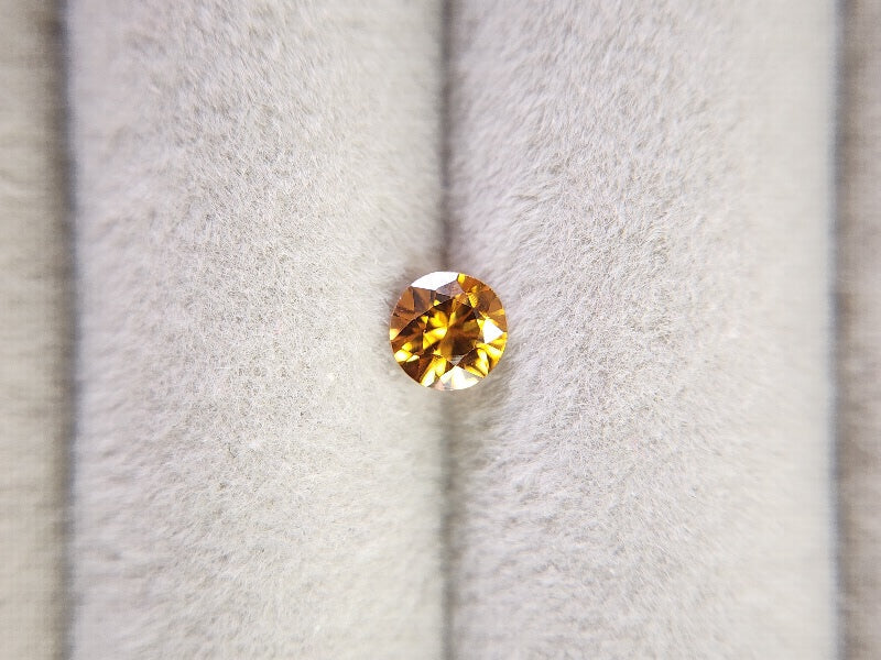 0010-2-1　ジルコン(コニャックブラウン)　0.61ct