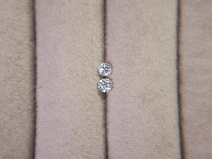 【宝石比較セット】ダイヤモンド＆合成モアッサナイト