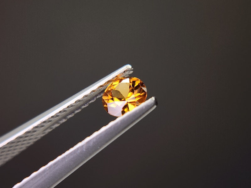 0010-2-3　ジルコン(コニャックブラウン)　0.46ct