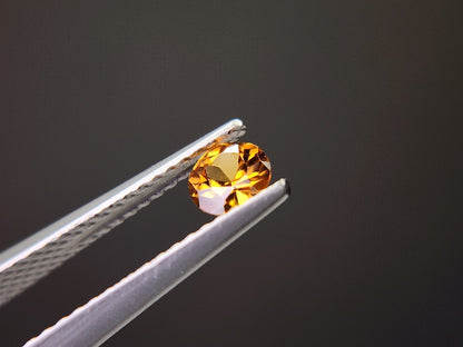 0010-2-3　ジルコン(コニャックブラウン)　0.46ct