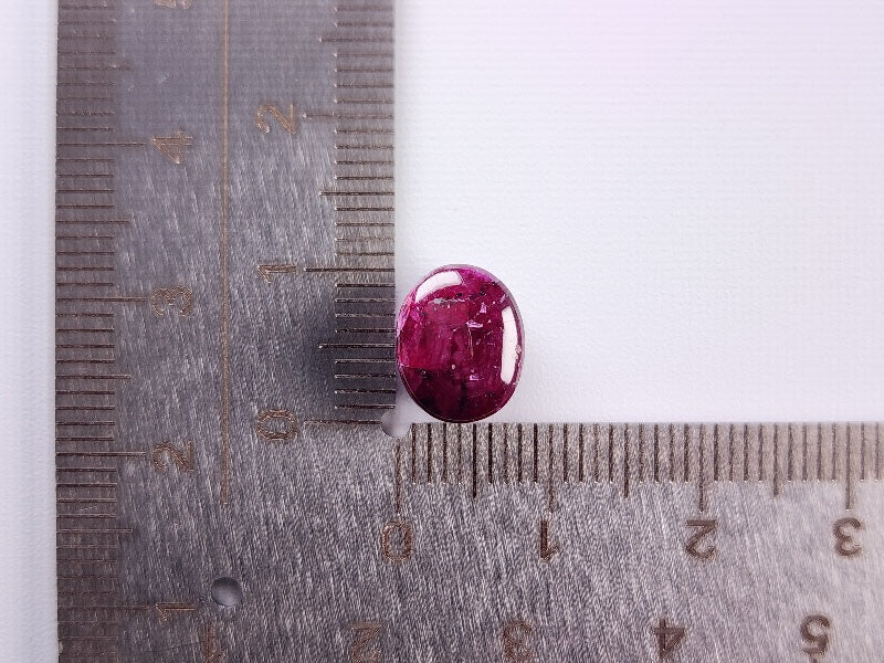 pu-SSA-1　パープルスターサファイア　6.90ct